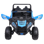 Elektrické autíčko Buggy ATV Racing Dvojmiestne!!! Modrá - 4 X 200 W - 24V7Ah